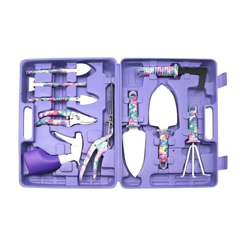 Stainless Steel Garden Tool Set for Pruning and Shoveling