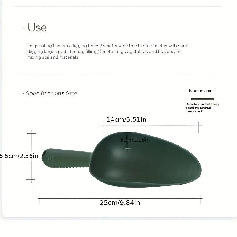 Plastic Shovel with Soft Grip Handle for Gardening