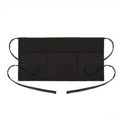 2pcs Waitress Apron Server Aprons 3 Pockets Water Resistant Waist Apron
