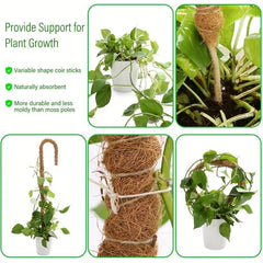Plant Support Rod High Strength Palm Spliced Rod Climbing Ivy Column