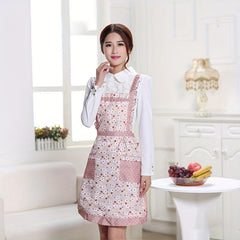 Adult Sleeveless Waterproof Apron Thickened Double Layer Princess Apron