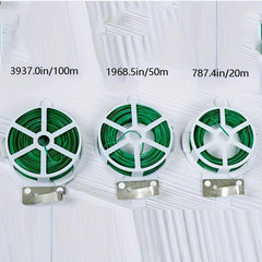 Green Plastic Garden Binding Twine For Climbing Plants Plant Support Cutter