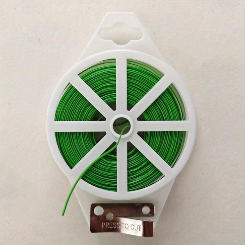 Green Plastic Garden Binding Twine For Climbing Plants Plant Support Cutter