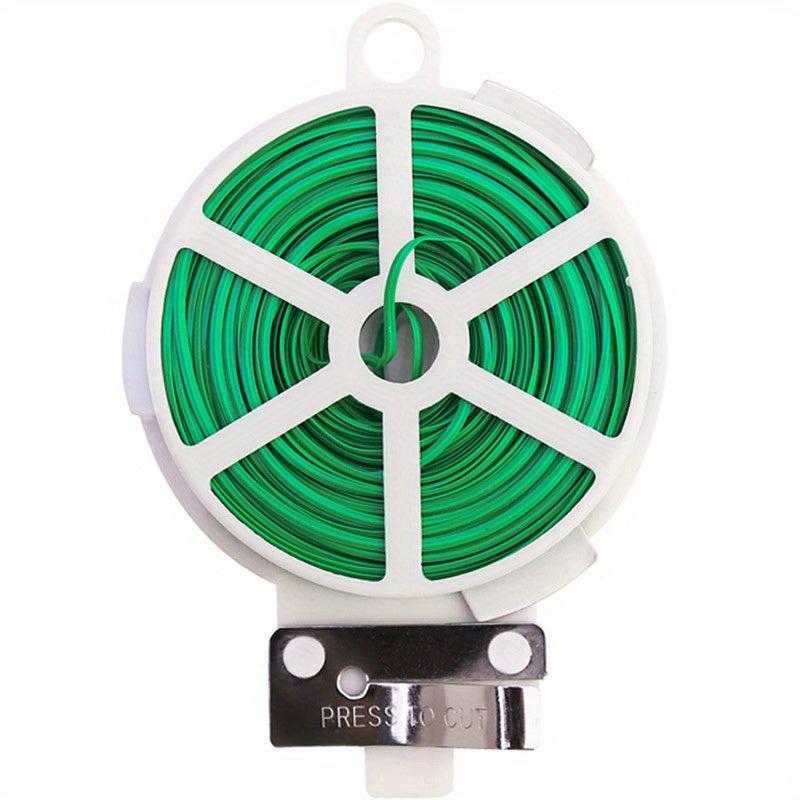 Green Plastic Garden Binding Twine For Climbing Plants Plant Support Cutter