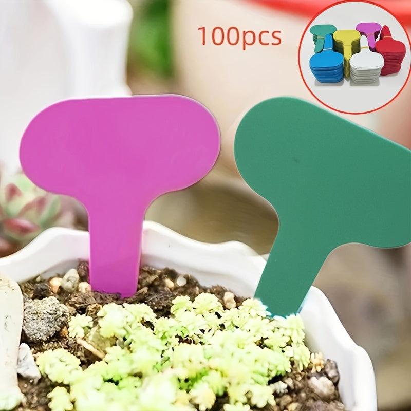 100pcs Gardening Plastic Plant Tag Waterproof Reusable Label