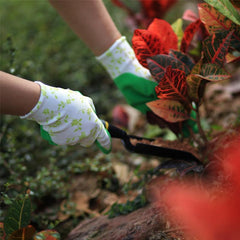 1 Pair Garden Gloves for Women 100% Pure Rubber Foam Latex Working Gloves
