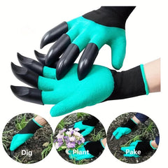 Garden Gloves With Claws - Dig Plant Weed & Seed Easily!