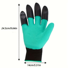 Garden Gloves With Claws - Dig Plant Weed & Seed Easily!