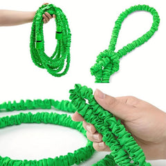 1pc Expandable Garden Hose With Water Gun 7 Function Nozzle