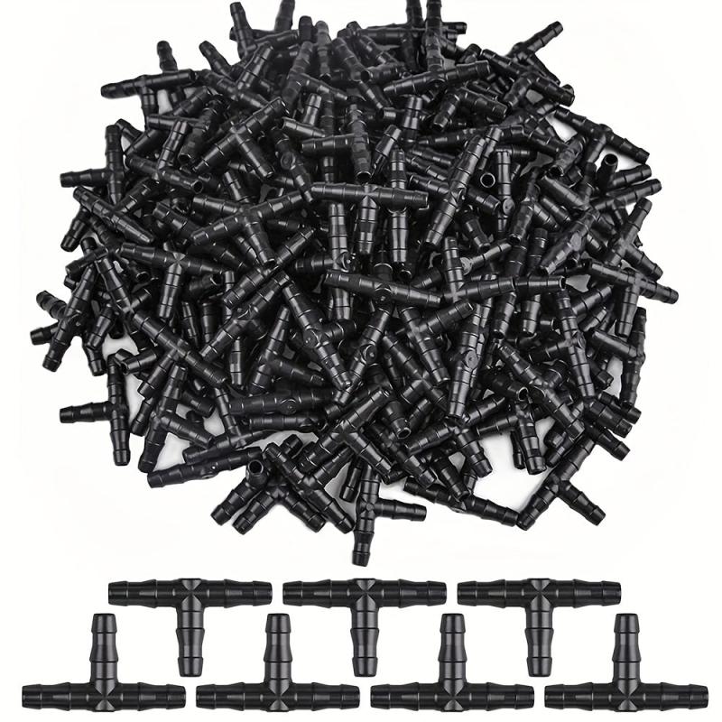4pcs Barbed Tee Fittings 4 7mm Drip Irrigation Watering System