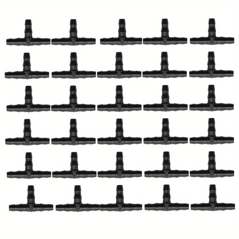 4pcs Barbed Tee Fittings 4 7mm Drip Irrigation Watering System