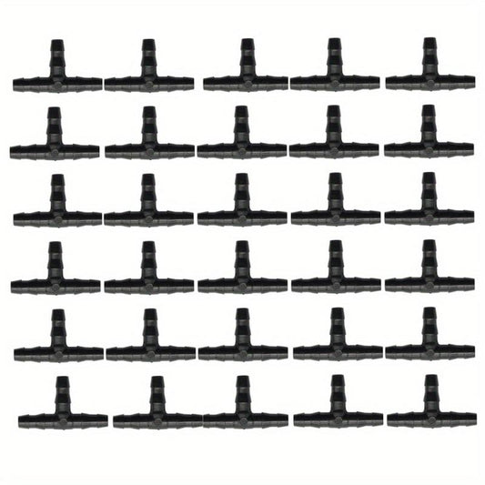 4pcs Barbed Tee Fittings 4 7mm Drip Irrigation Watering System