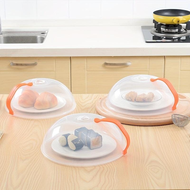 Plastic Microwave Plate Cover Splash Proof Food Cover