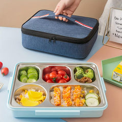Stylish Rice Bento Bag for Students & Office Workers Insulated Lunch Box