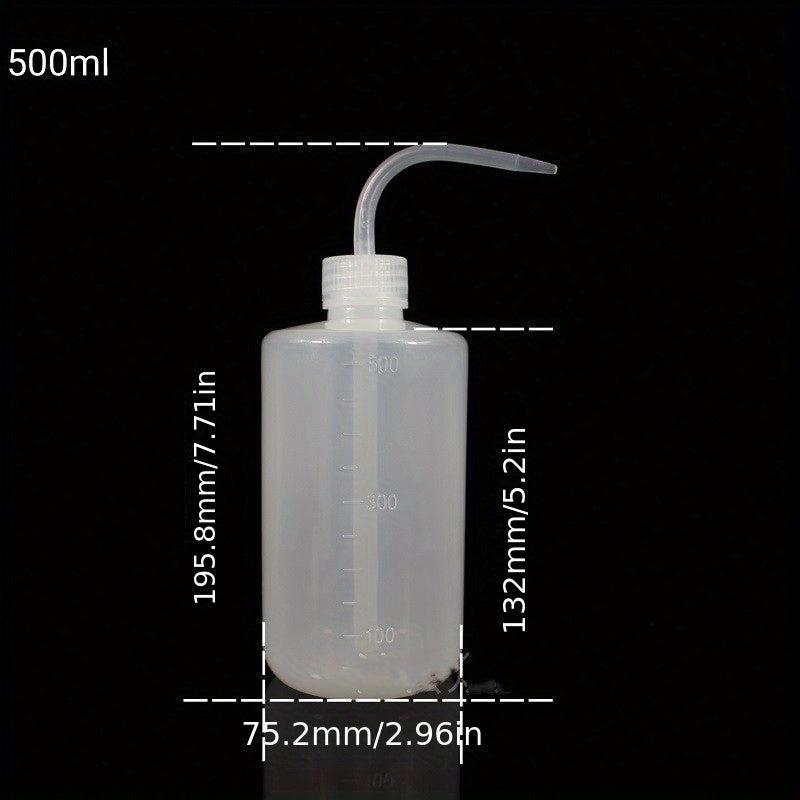 Plastic Lab Squeeze Bottle with Narrow Mouth & Scale Labels