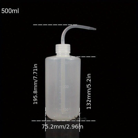 Plastic Lab Squeeze Bottle with Narrow Mouth & Scale Labels