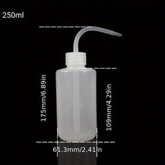 Plastic Lab Squeeze Bottle with Narrow Mouth & Scale Labels