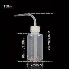 Plastic Lab Squeeze Bottle with Narrow Mouth & Scale Labels