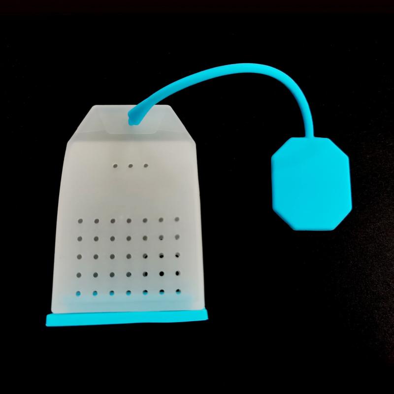 1pc Silicone Tea Bag Transparent Tea Filter Bag Tea Leak Silicone Bag Tea Maker