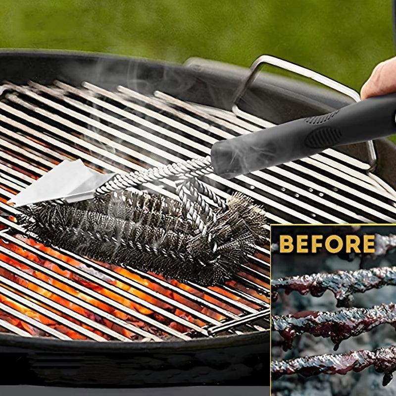 Stainless Steel Grill Brush Cleaning Tool