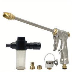 Brass Garden Spray Hose Nozzle High Pressure Foam Spray