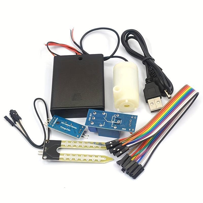 Garden Bonsai Auto Irrigation System Micro Drip Sensor Water Pumping