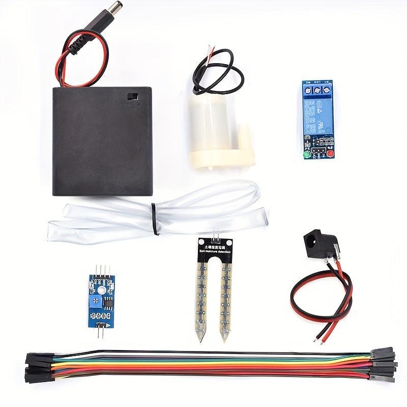 Garden Bonsai Auto Irrigation System Micro Drip Sensor Water Pumping