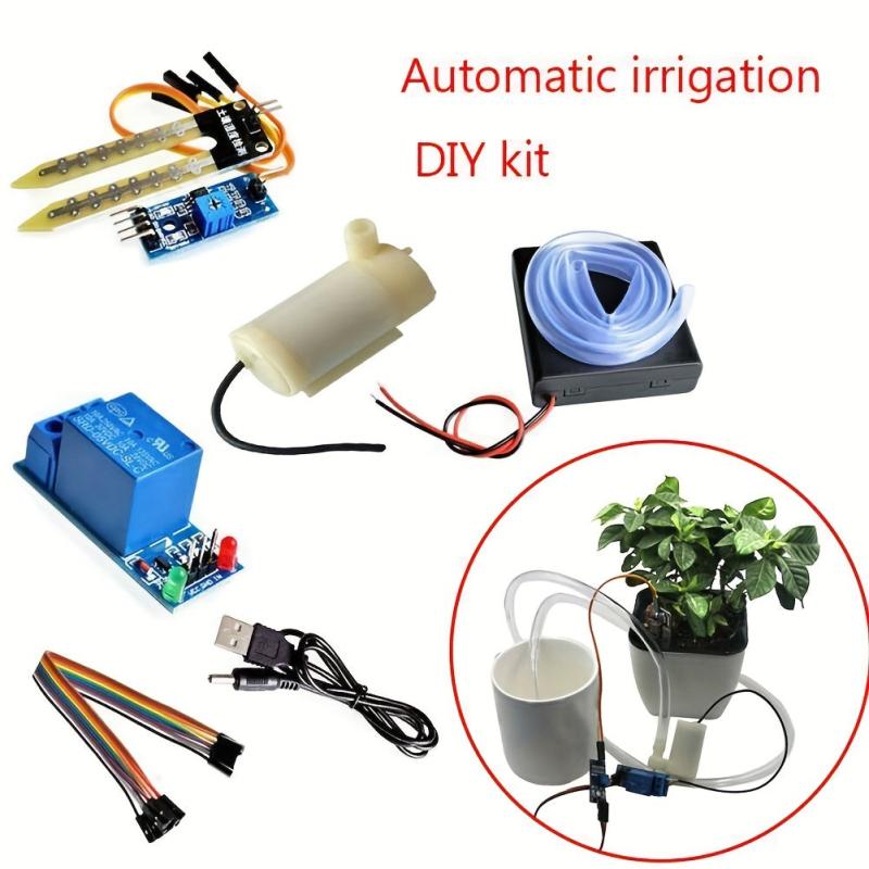 Garden Bonsai Auto Irrigation System Micro Drip Sensor Water Pumping
