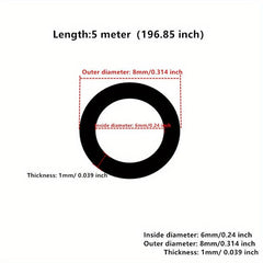 Transparent PVC Plastic Hoses 6-14mm Inner Diameter