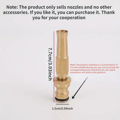 1pc Spray Water Hose Nozzle Sprinkler for Gardening and Car Cleaning
