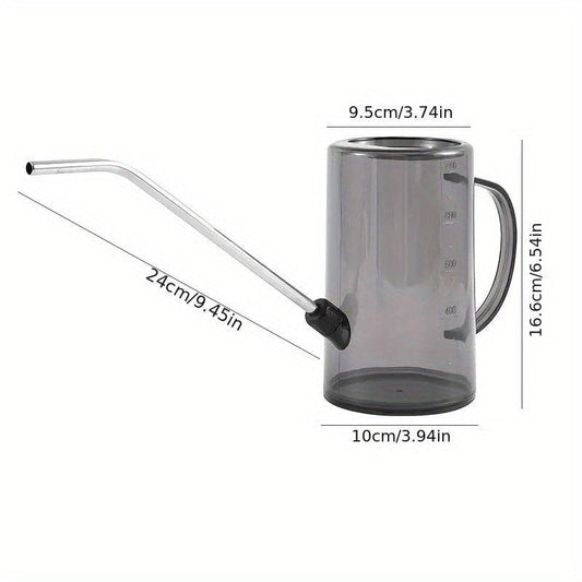 Watering Can with Long Nozzle for Succulent Plants Indoor/Outdoor Cactus Gray