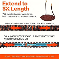 Expandable Watering Hose For Garden Magic Flexible Cleaning Hoses High Pressure