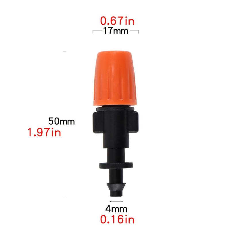 30pcs Garden Irrigation Sprayer Fog Nozzles Adjustable Misting Atomizing