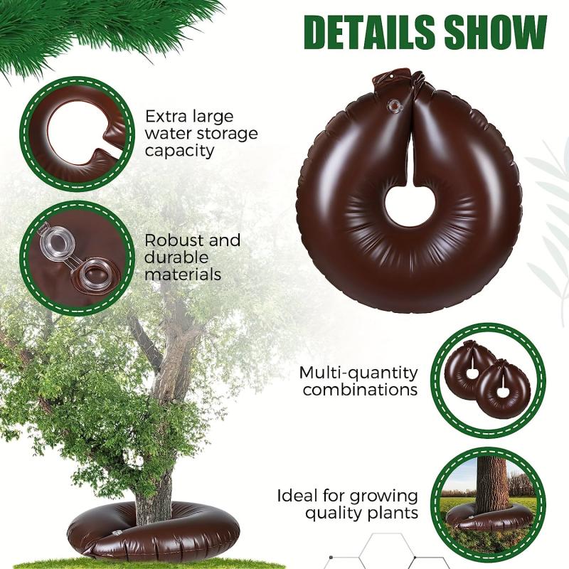 2pcs Tree Watering Bag Release Tree Watering Ring 37 85L Drip Irrigation System