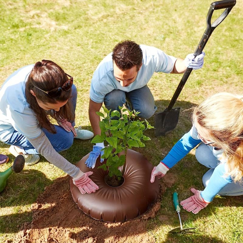 2pcs Tree Watering Bag Release Tree Watering Ring 37 85L Drip Irrigation System