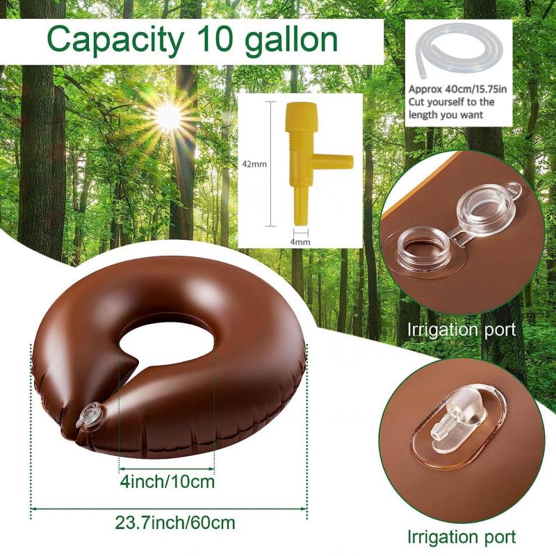 2pcs Tree Watering Bag Release Tree Watering Ring 37 85L Drip Irrigation System