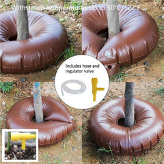 2pcs Tree Watering Bag Release Tree Watering Ring 37 85L Drip Irrigation System