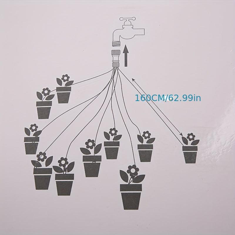 Automatic Drip Irrigation System for Greenhouse Balcony Plants