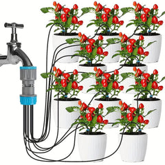 Automatic Drip Irrigation System for Greenhouse Balcony Plants