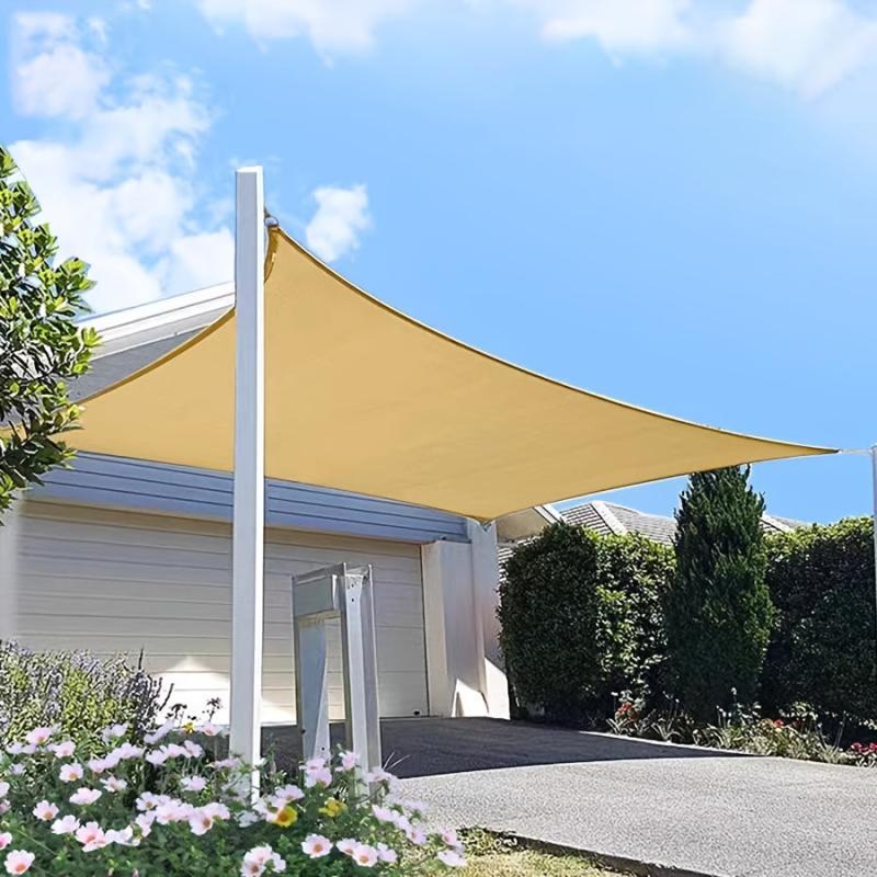Beige Sunshade Net 95 with 10M Rope - Outdoor Awning Courtyard Pergola Sun Shelt