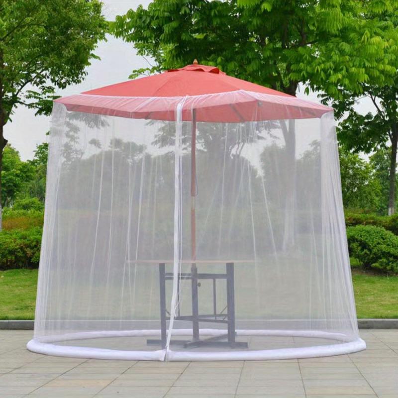 1pc Patio Umbrella Netting Ultra Large Outdoor Umbrellas Screen Tent