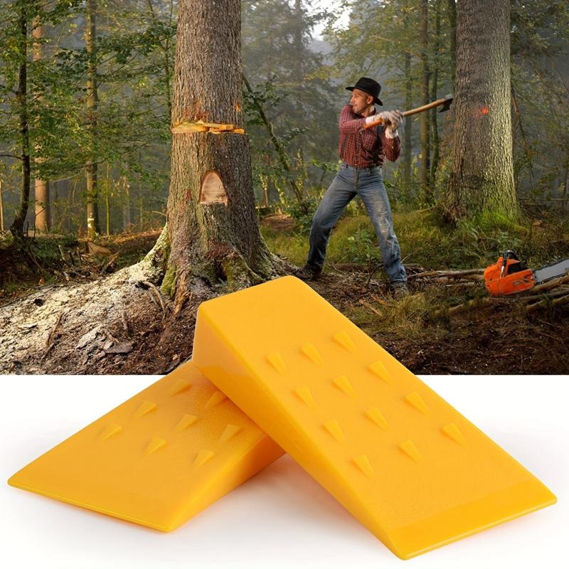 4pcs Tree Felling Wedges With Spikes Chainsaw Wedges Logging Supplies Set