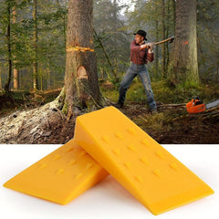 4pcs Tree Felling Wedges With Spikes Chainsaw Wedges Logging Supplies Set