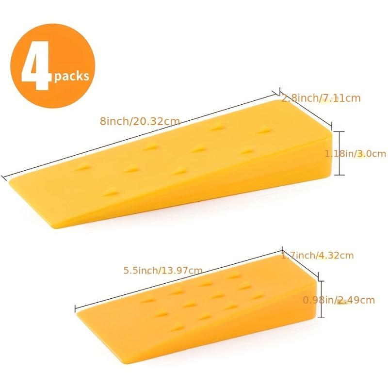 4pcs Tree Felling Wedges With Spikes Chainsaw Wedges Logging Supplies Set