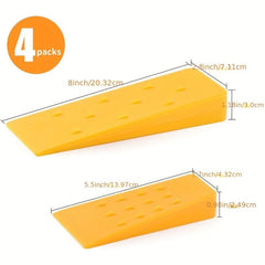 4pcs Tree Felling Wedges With Spikes Chainsaw Wedges Logging Supplies Set