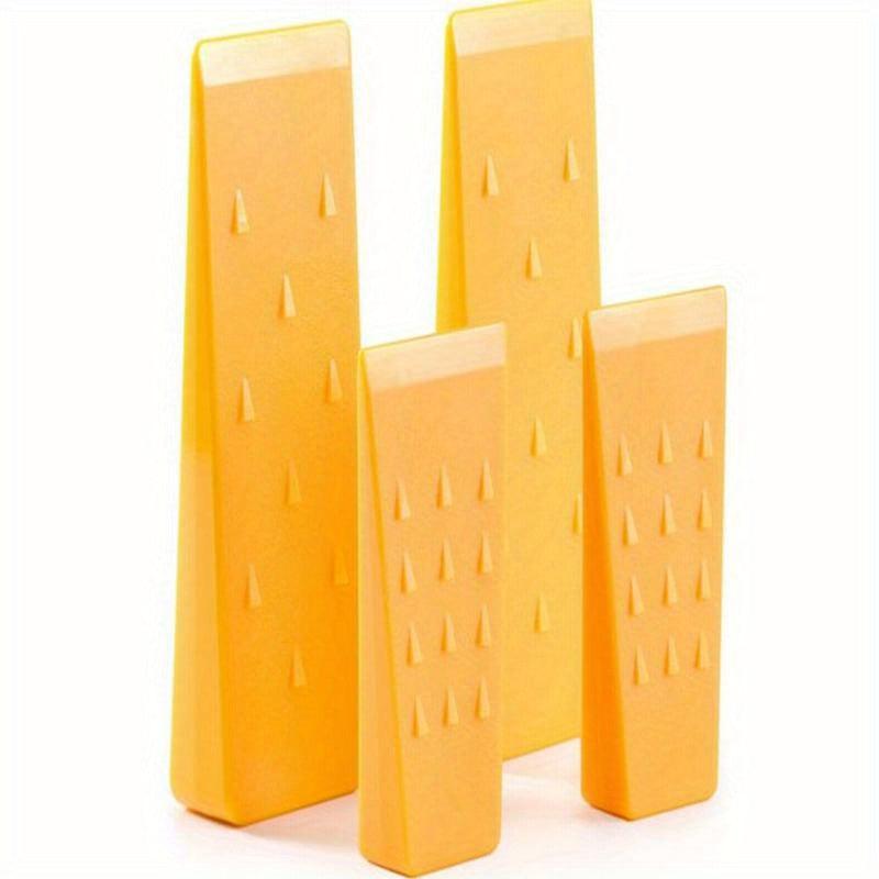 4pcs Tree Felling Wedges With Spikes Chainsaw Wedges Logging Supplies Set