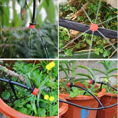 Adjustable Irrigation Drippers Micro Flow Drip Anti Clogging