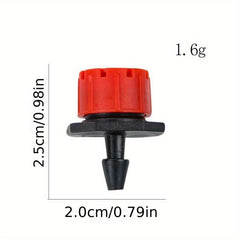 Adjustable Irrigation Drippers Micro Flow Drip Anti Clogging