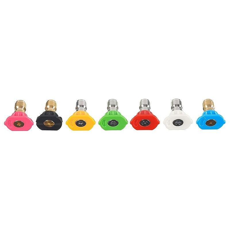 High Pressure Washer 7 Spray Nozzle Tips Set 4000 PSI