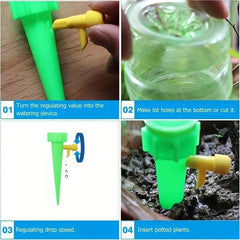 10pcs Flower Watering Artifact Lazy Plant Automatic Watering System